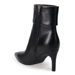 Nine West Size 8.5 M Gola Black Heeled Women's Boots with Stiletto Heel NIB